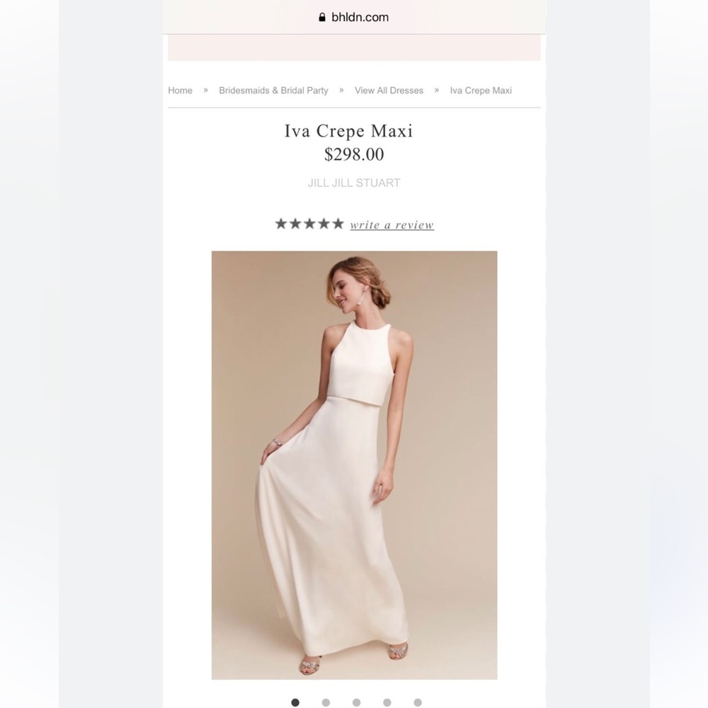 Anthropologie Jill Stuart Iva Crepe Maxi - Size 4